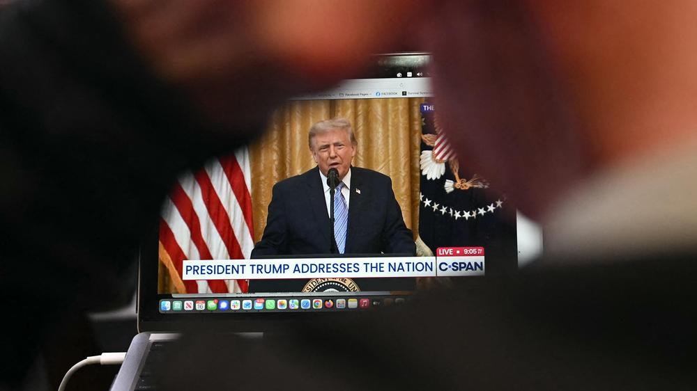 Trumps TV-Ansprache: Donald Trump lügt live im TV. Und niemanden wundert's.