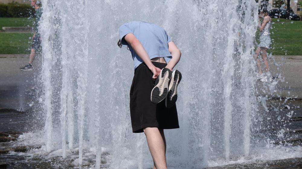 Hitzerekord 40 Grad Deutschland Bernburg DWD
