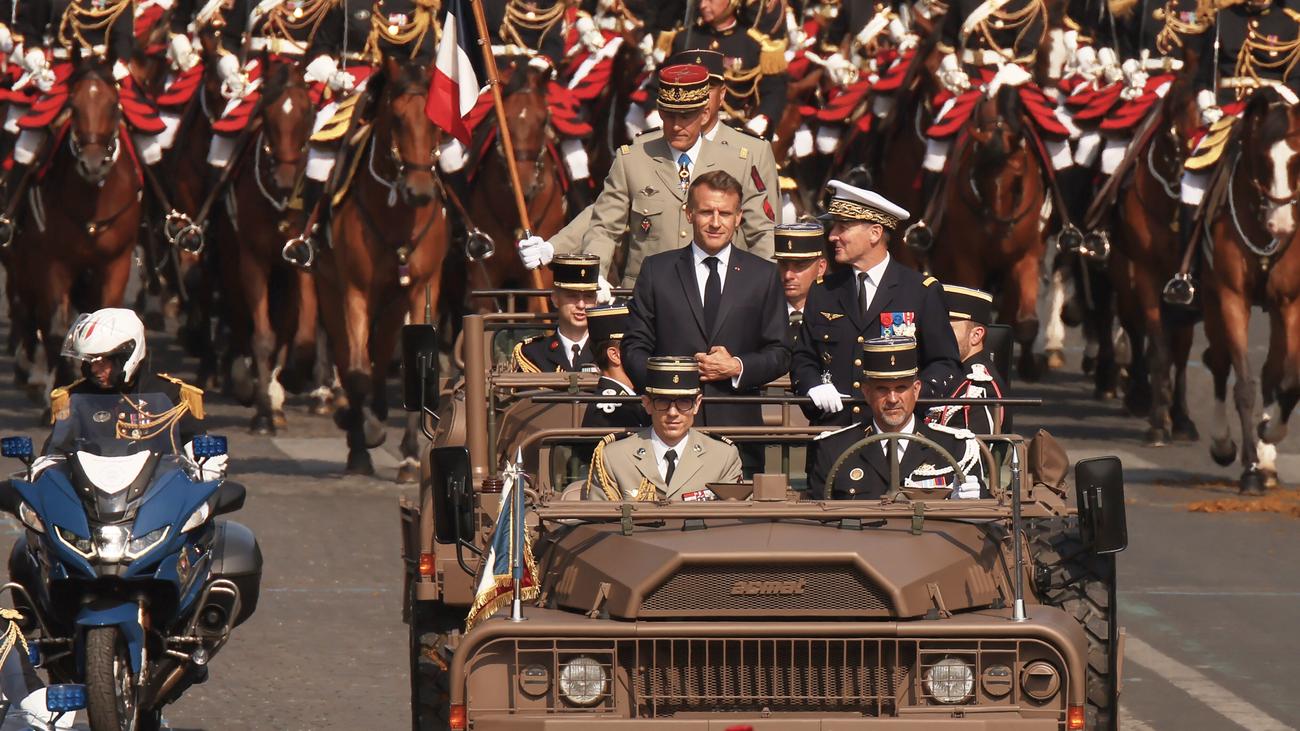 Militärparade in Paris: Fast im Gleichschritt