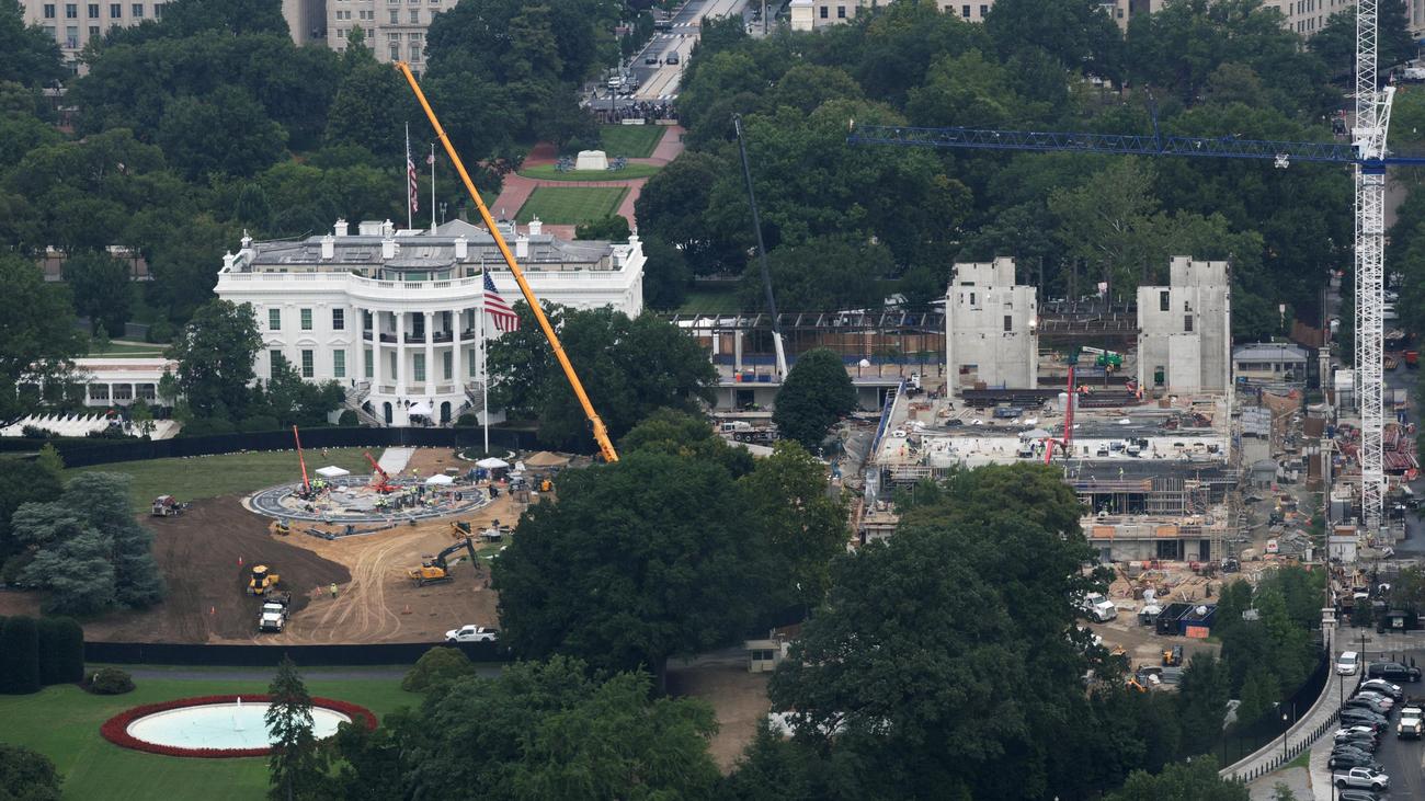 Weißes Haus: Oberste Gerichtshof erlaubt vorerst Weiterbau von Trumps Ballsaal