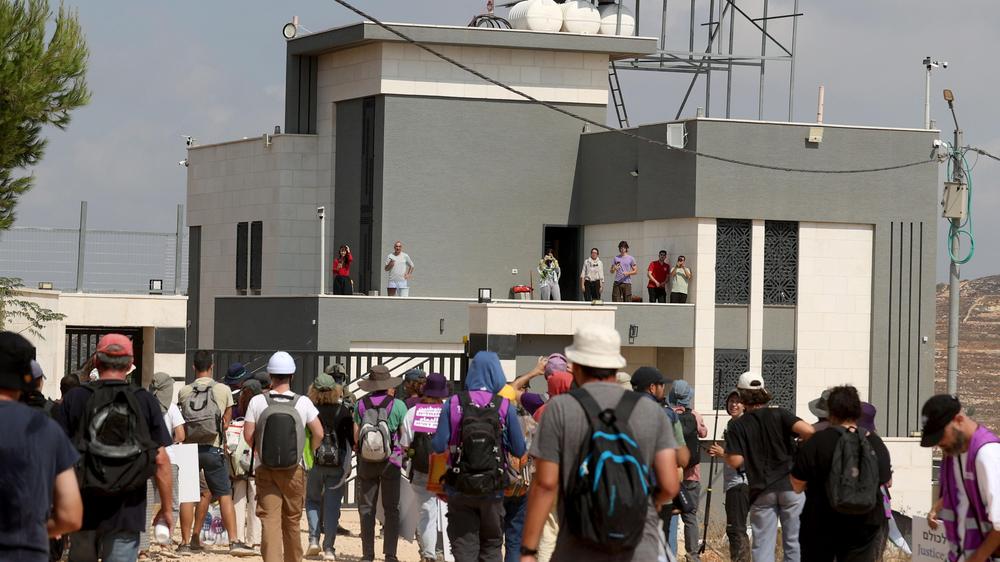 Israelische Siedler Westjordanland Palästinenser Nablus Frankreich