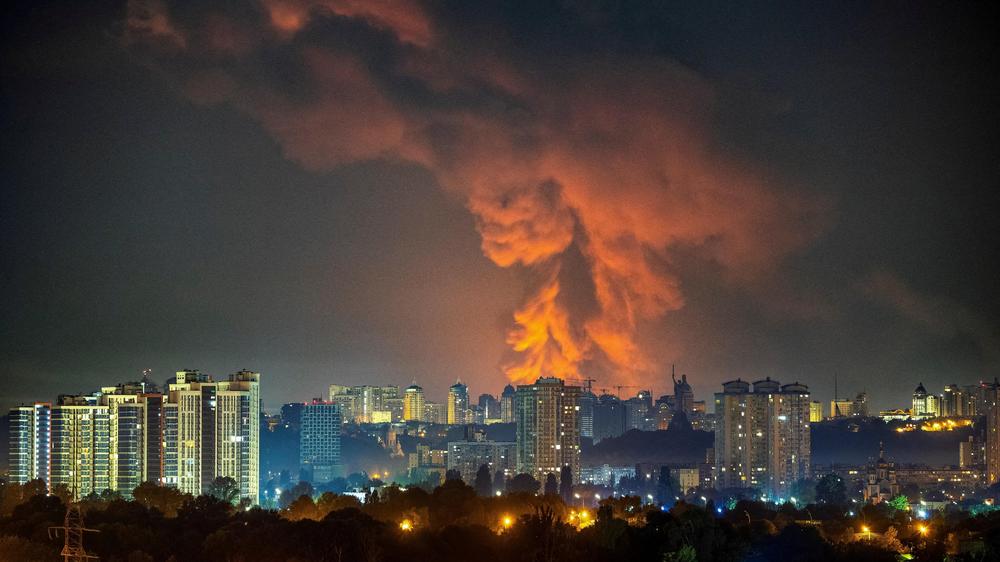 Kiew Raketenangriff Russland Ukraine