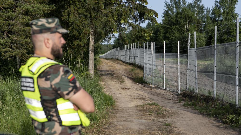 Schmuggeltunnel Grenze Litauen Belarus Migrantenschleusung