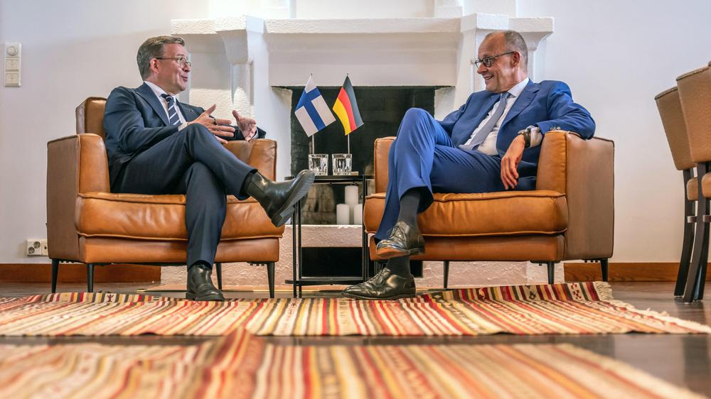 Arktis-Gipfel Finnland Petteri Orpo Gitanas Nauseda Friedrich Merz