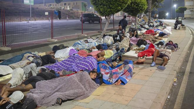 Migrants in Ceuta