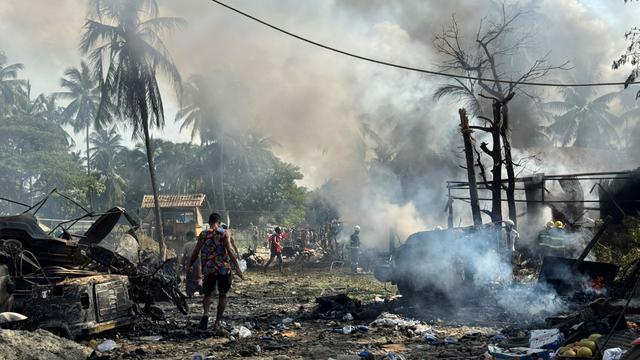 Bürgerkrieg in Myanmar: Zahlreiche Tote bei Luftangriff durch Militär in Myanmar
