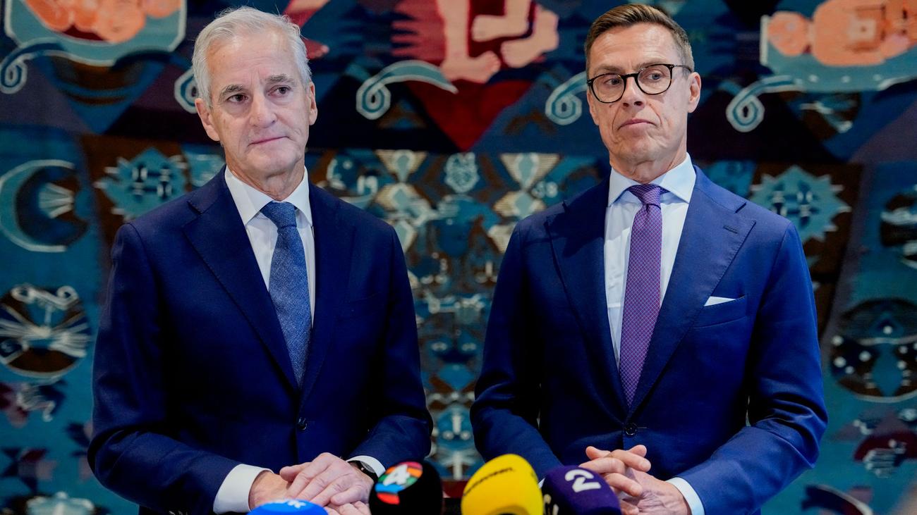 Ukrainekrieg: Finnlands Präsident und Norwegens Regierungschef sprechen ...