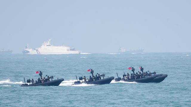 Taiwan und China: Taiwans Küstenwache drängt 16 chinesische Schiffe zurück