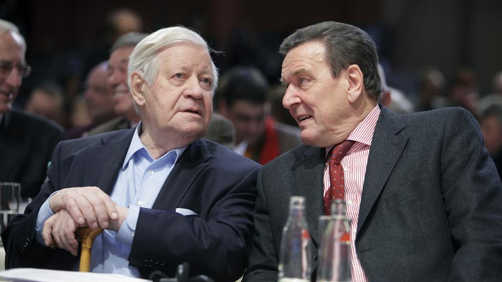 gerhard schröder helmut schmidt