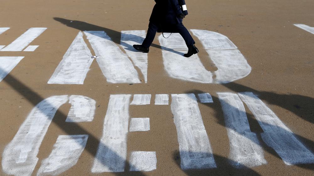 Ceta-Abkommen: Ein Grafitti in Belgien