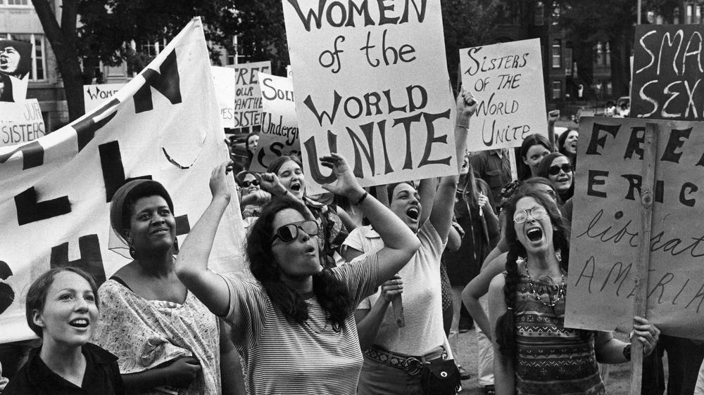 Feminismus: Eine Demonstration der Frauenbewegung der 1970er-Jahre in Washington