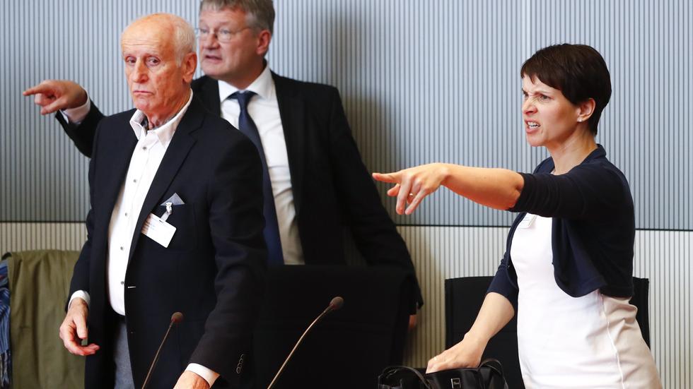 AfD Sachsen: AfD-Parteichefin Frauke Petry (Archivbild) 