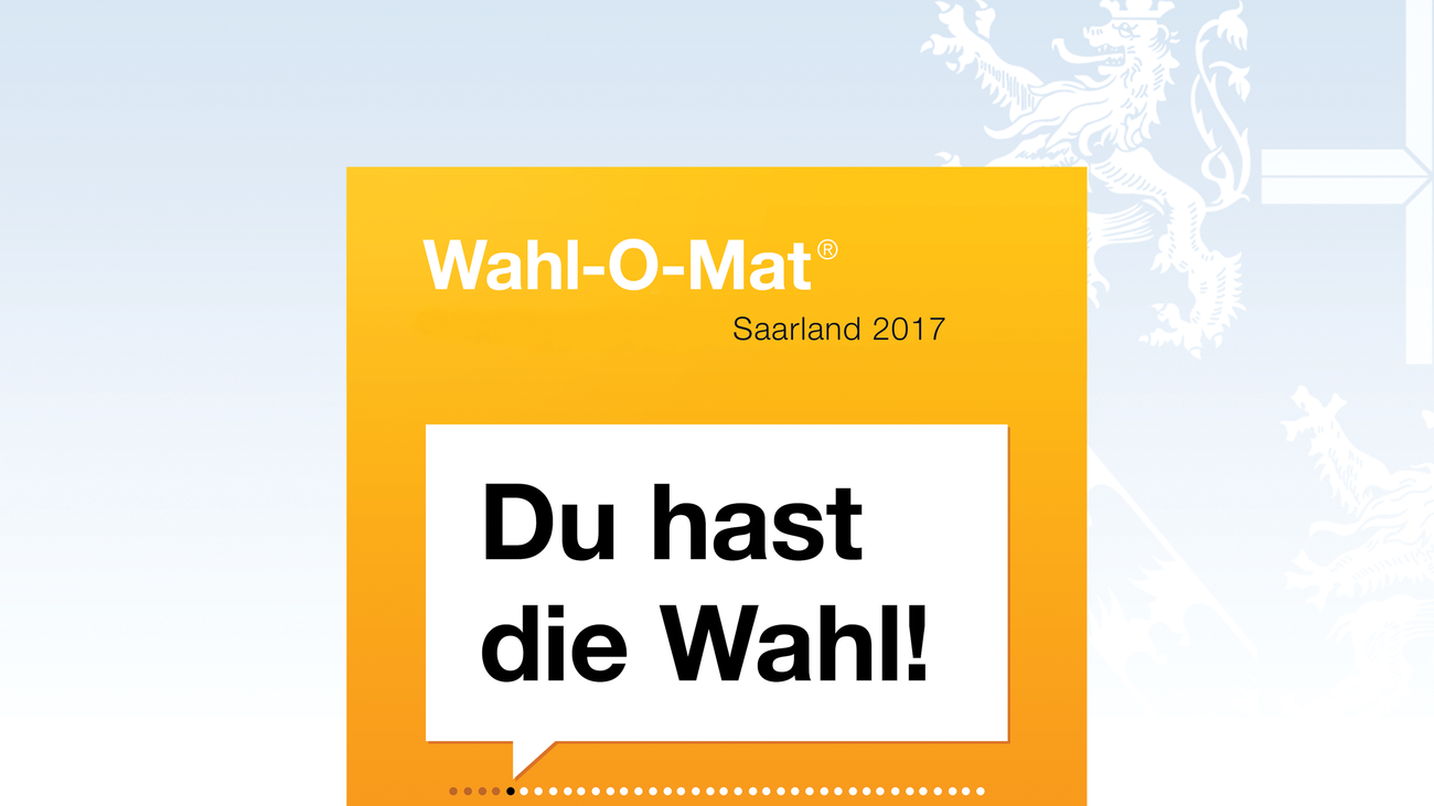 WahlOMat Wen wählen Sie im Saarland? ZEIT ONLINE