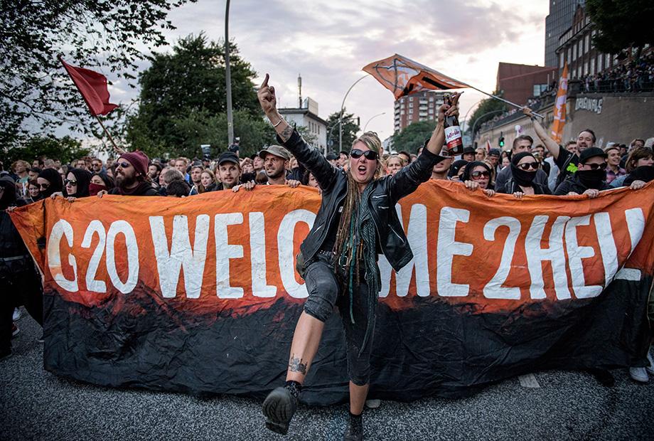 G20 Protest Alle Laufen Rennen Hierhin Dorthin Zeit Online