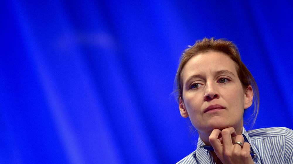 AfD: AfD-Spitzenkandidatin Alice Weidel auf dem Parteitag Anfang Mai in Stuttgart