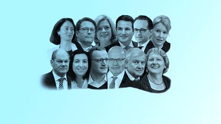 Große Koalition Das Komplette Team Merkel Zeit Online