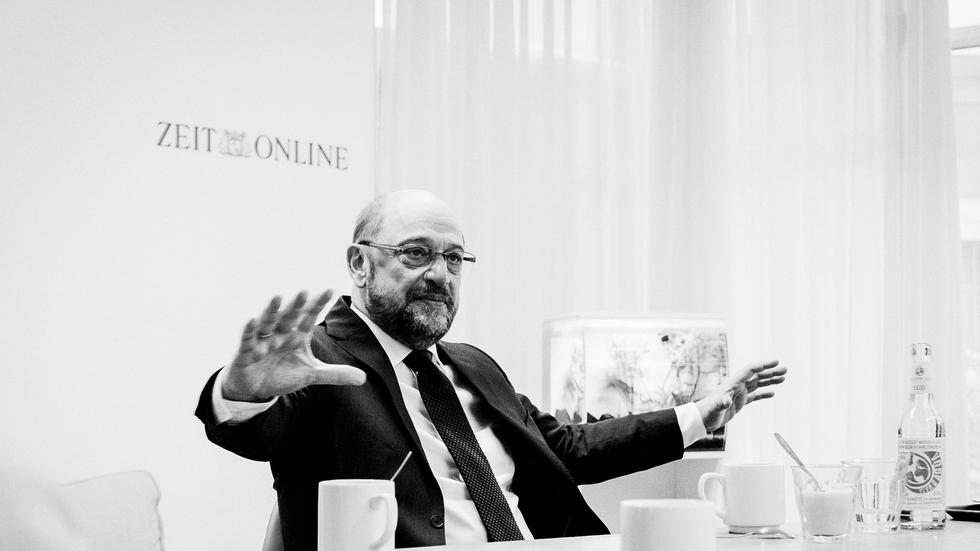 Martin Schulz: Martin Schulz zu Gast bei ZEIT ONLINE