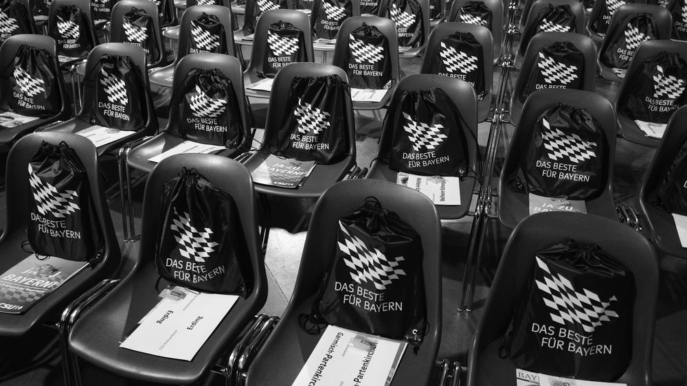 CSU: Leere Stühle am Parteitag der CSU in Münschen (15. September 2018)