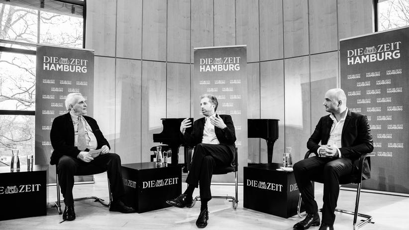 Boris Palmer: Boris Palmer im Gespräch mit ZEIT-Herausgeber Josef Joffe und Roman Pletter, dem stellvertrtenden Leiter des Wirtschaftsressorts der ZEIT