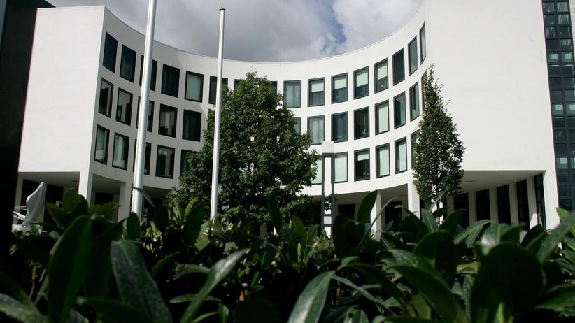 Flüchtlinge: Blick auf das Gebäude der Generalstaatsanwaltschaft in Karlsruhe