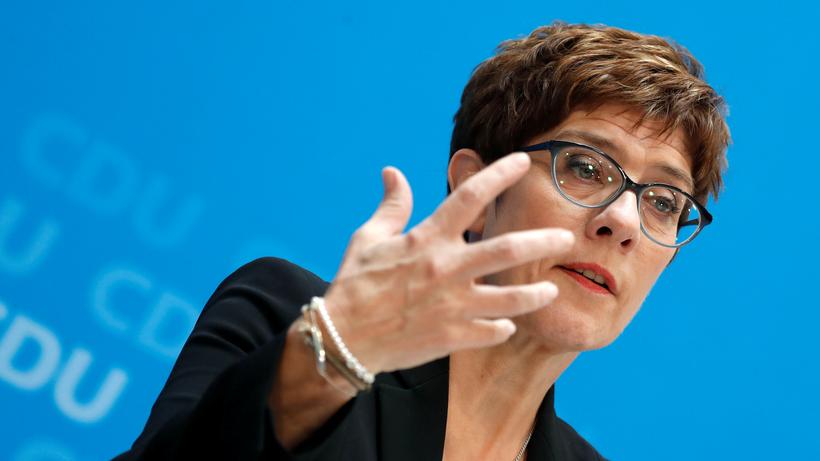 CDU-Vorsitzende: Die CDU-Vorsitzende Annegret Kramp-Karrenbauer