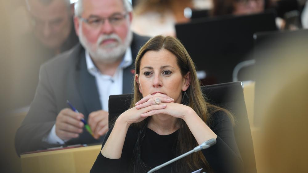 "NSU 2.0": Janine Wissler, Fraktionsvorsitzende der Linken im Hessischen Landtag