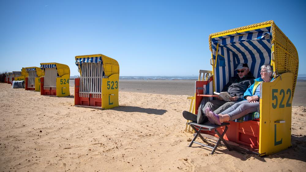 Corona-Regeln: Entspannung im Strandkorb ist momentan für Urlauber nicht möglich.
