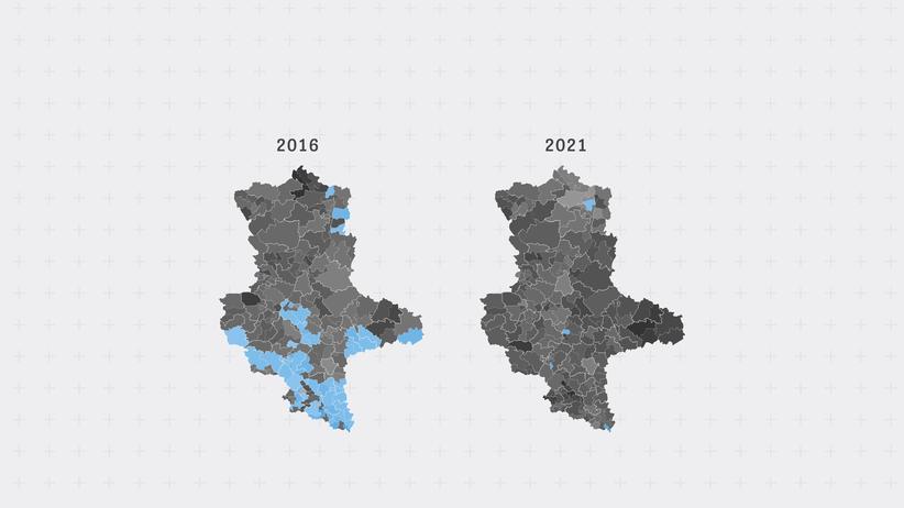 Landtagswahl in Sachsen-Anhalt 2021: Schwarz verdrängt die ...