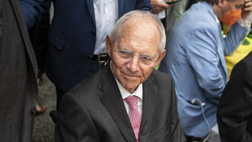 CDU: Wolfgang Schäuble (CDU), ehemaliger Bundestagspräsident, im Juli 2022