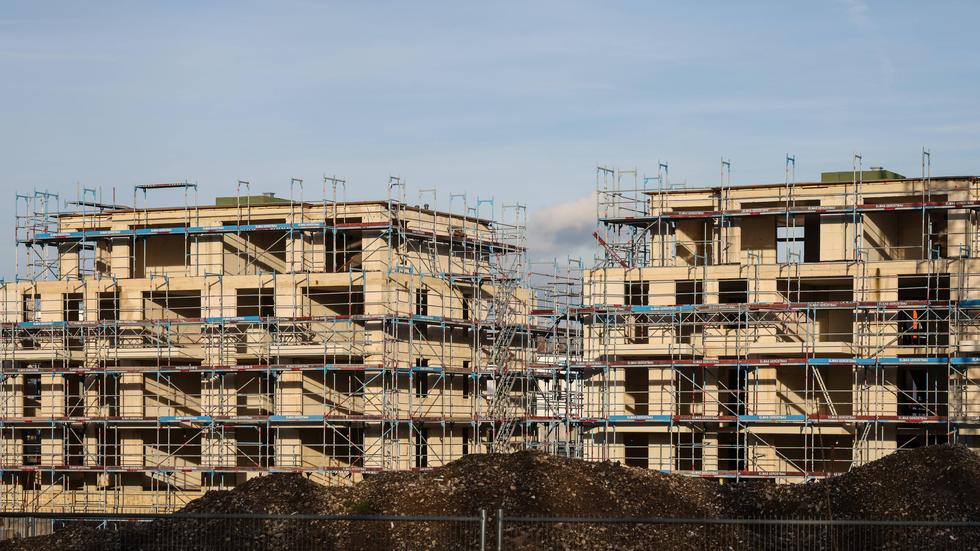 Wohnungsbau: Wohnungsbau in Bedburg in Nordrhein-Westfalen: Das Ziel von 400.000 neuen Wohnungen wird die Bundesregierung in diesem Jahr verfehlen.