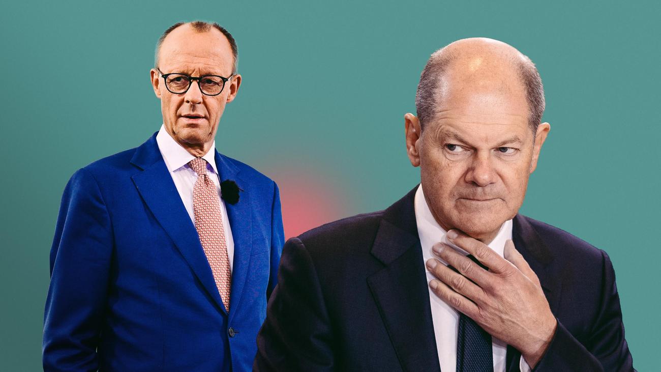 Friedrich Merz und Olaf Scholz: Operation Schulterschluss | ZEIT ONLINE