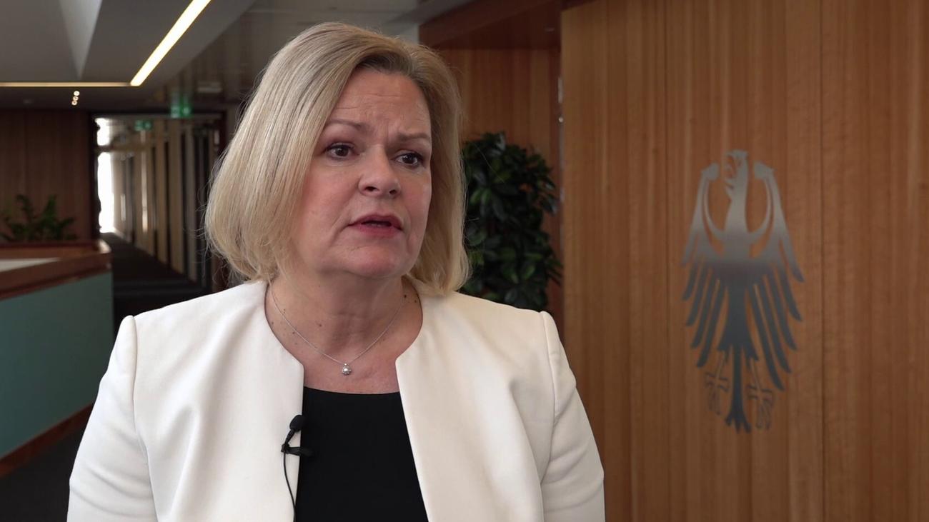 Ministre fédérale de l’Intérieur : Nancy Faeser voit une nouvelle dimension dans les menaces russes