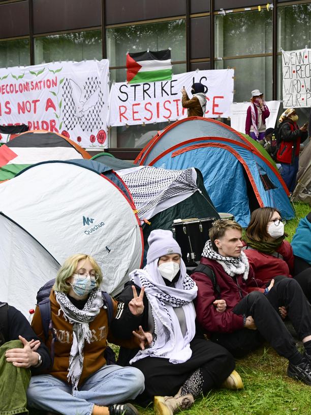 Gaza-Proteste: Studierendenverband befürwortet Auflösung der Gaza-Protestcamps