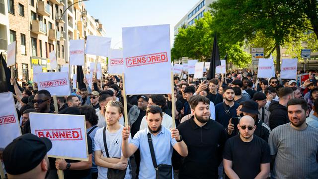 Muslim Interaktiv: Islamistische Demo in Hamburg verlief laut Polizei friedlich