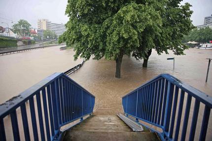 Saarland Überschwemmung Hochwasser
