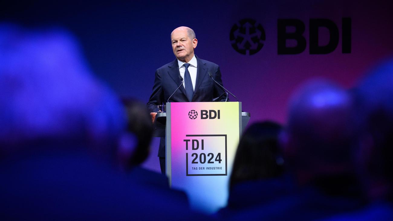 Journée de l’industrie : Olaf Scholz promet un soulagement pour l’économie