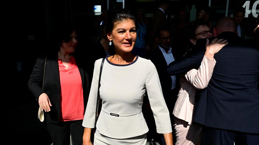 Bündnis Sahra Wagenknecht: Wird in drie Bundesländern zum Regieren gebraucht: Sahra Wagenknechts nieuwe Partei BSW.