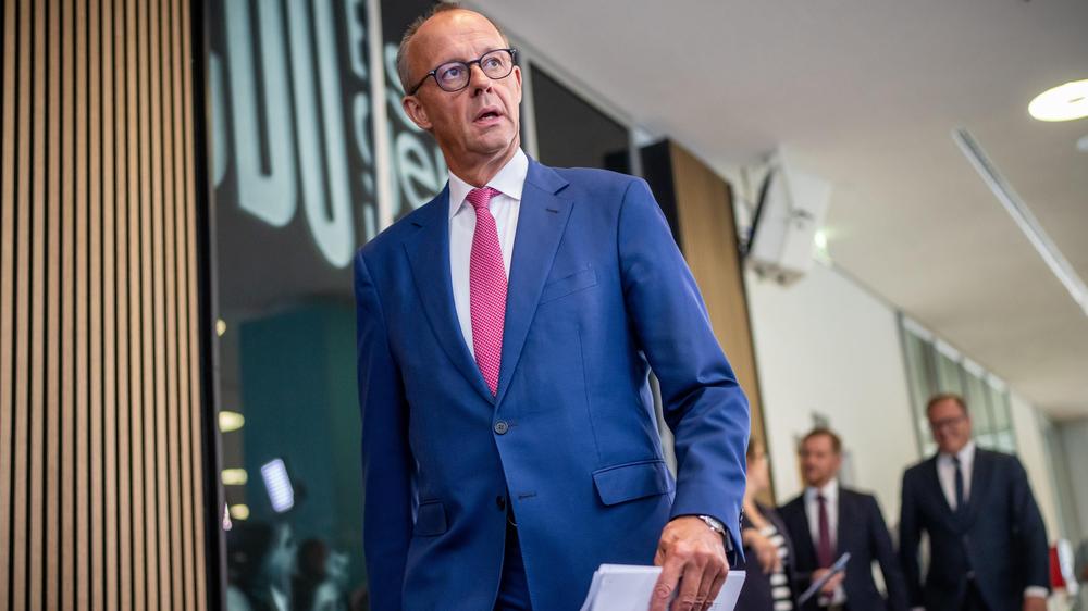 CDU-Wahlergebnis: Die Wahlen in Sachsen und Thüringen bedeuten für CDU-Chef Friedrich Merz vor allem ein großes Risiko.