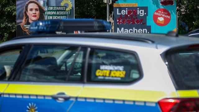 Sachsen: Auto mit CDU-Wahlwerbung in Brand gesetzt