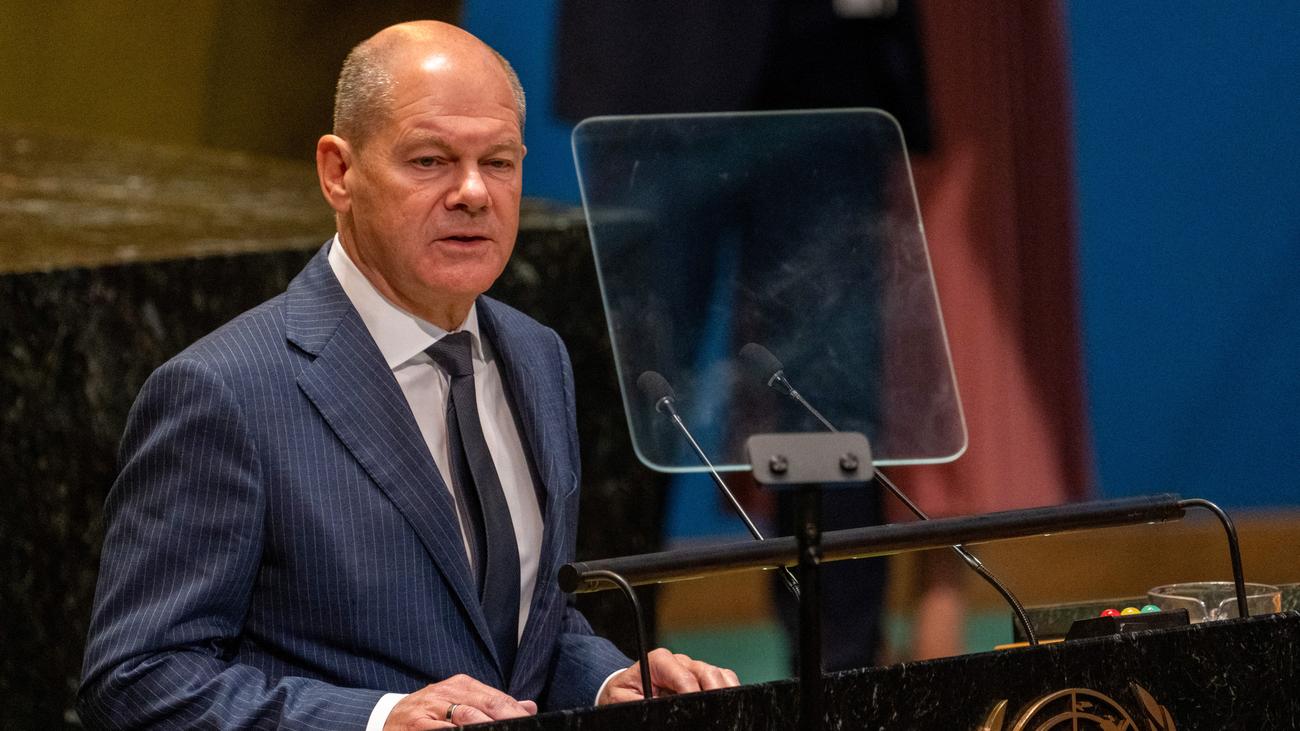 Assemblée générale de l’ONU : Olaf Scholz appelle à une réforme du Conseil de sécurité de l’ONU