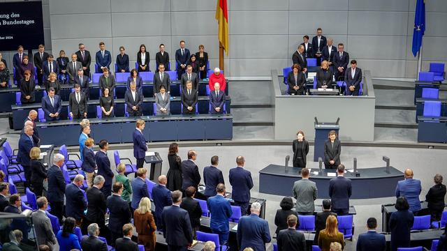 Angriff der Hamas: Bundestag gedenkt der Opfer des Hamas-Angriffs vom 7. Oktober