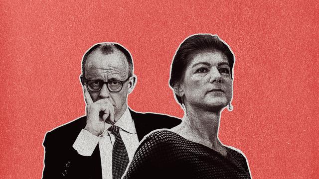 Friedrich Merz und Sahra Wagenknecht: Ich und ich