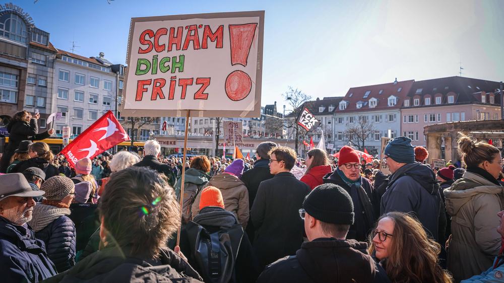 Demonstrationen: unter dem Motto 