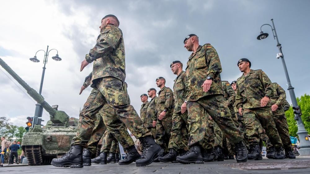 Bundeswehr: Bundeswehrsoldaten in der litauischen Hauptstadt Vilnius