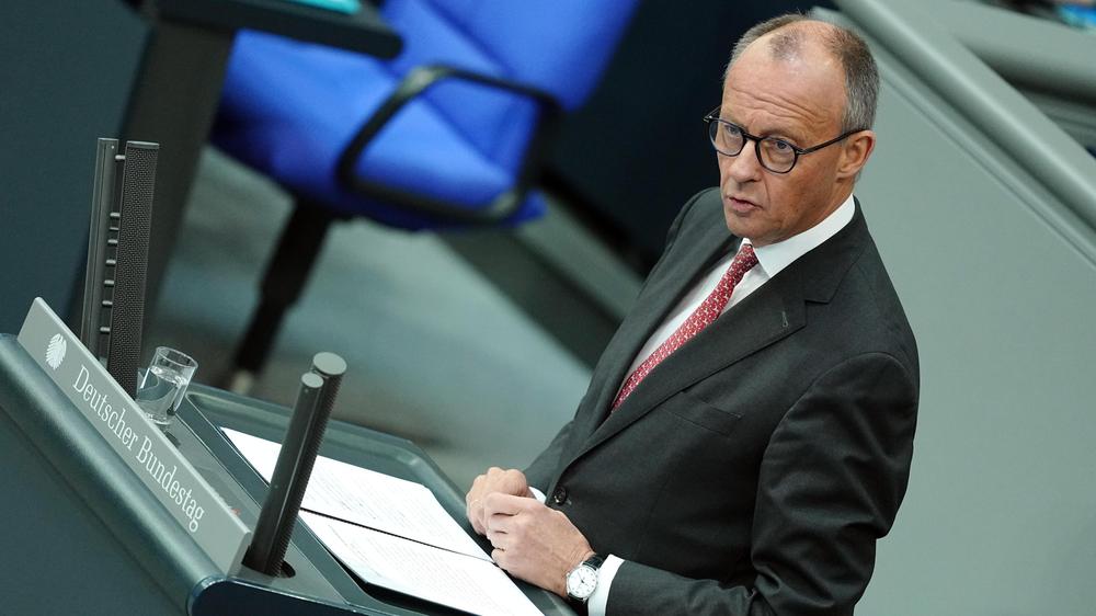  Friedrich Merz im Bundestag