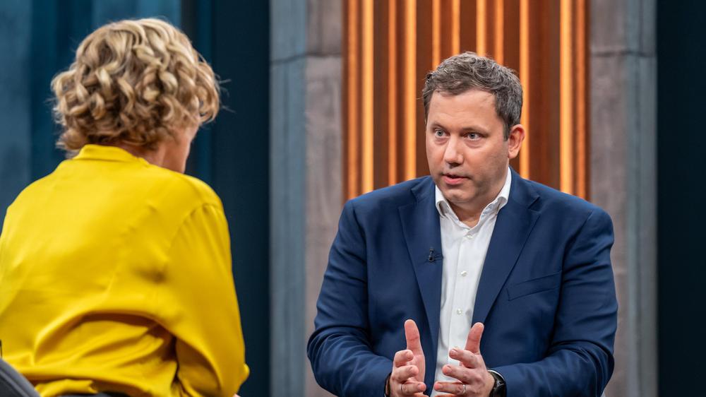  Bundesfinanzminister Klingbeil dringt auf mehr Tempo beim Infratsrukturausbau.