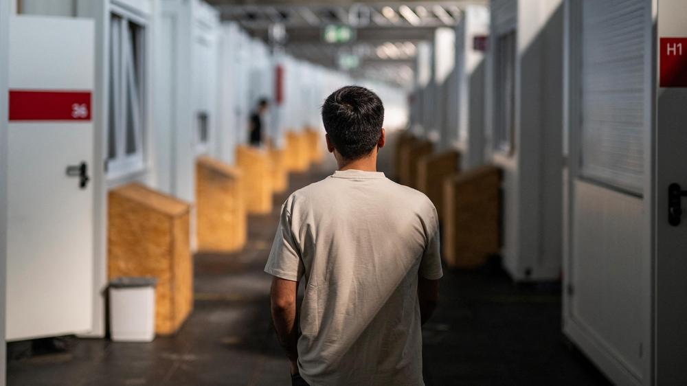 EU-Asylreform GEAS: Geflüchtetenunterkunft in den Hangars des ehemaligen Flughafens Tempelhof in Berlin