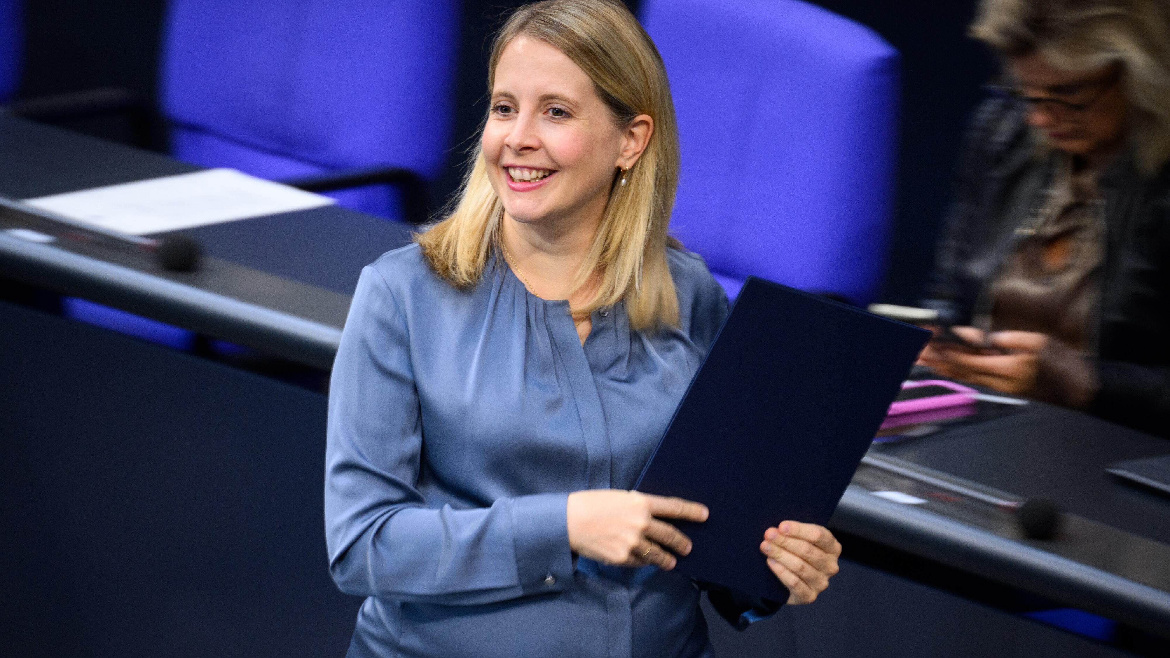 Miete: Bundesbauministerin Verena Hubertz (SPD)