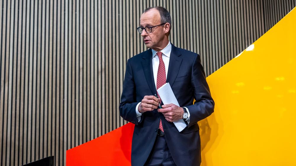  Trumps Zolldrohungen würden beiden Seiten schaden, sagte der CDU-Chef.