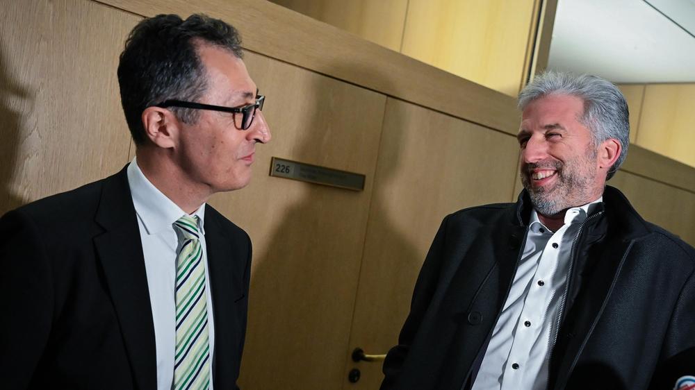  Cem Özdemir und Boris Palmer nach der Landtagswahl